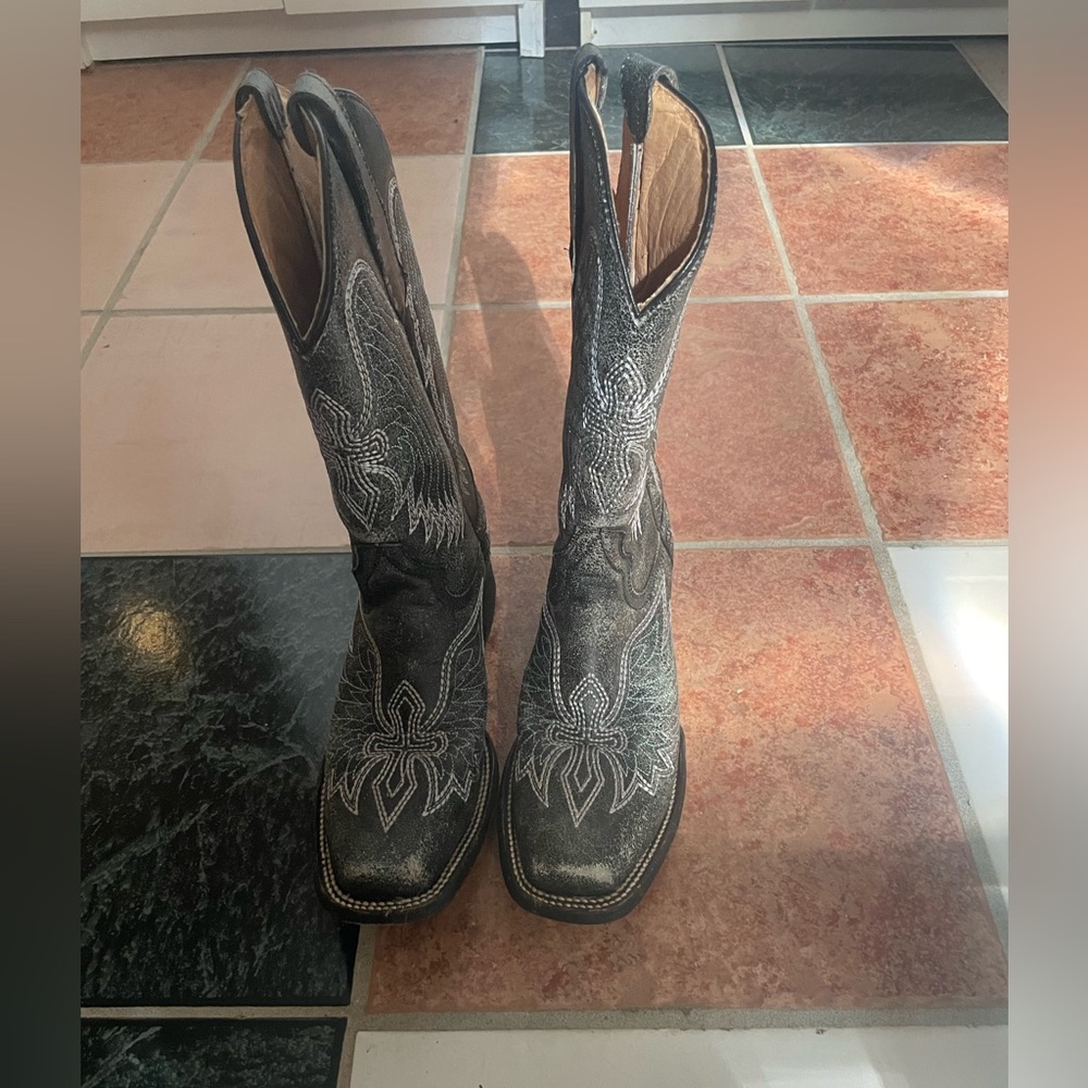 Black cowboy boots - Women
